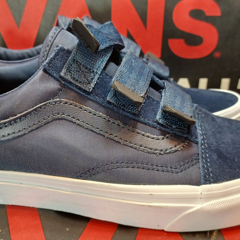 Vans Men's 5.5/Women's 7 Old Skool V Surplus Nylon Dress Blues/White VN0A3D29QE7 - Picture 12 of 12